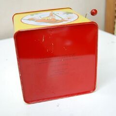 おさるのジョージ ミュージックボックス 元箱付き びっくり箱 ブリキ オルゴール Curious George  札幌市 清田区 平岡の画像