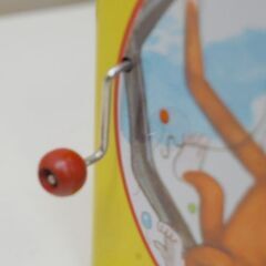 おさるのジョージ ミュージックボックス 元箱付き びっくり箱 ブリキ オルゴール Curious George  札幌市 清田区 平岡の画像