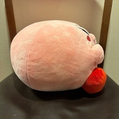 星のカービィ カービィのグルメフェス　まんまるカービィBIGぬいぐるみ　タグ付き
の画像