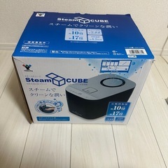 【中古/破損あり】 [山善] スチームキューブ 加熱式 加湿器 上部給水方式 (最大加湿 600ml) (タンク容量2.8L) (木造約10畳/プレハブ洋室約17畳) (着脱式タンク) ブラックKSF-K282(B）の画像