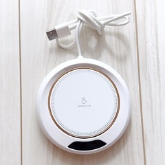 保温　加熱コースター　知能熱断熱電気定温加熱コースター　USB 保温コースターの画像
