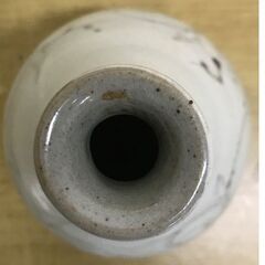近代 三島鉄絵 唐草文小瓶 共箱の画像