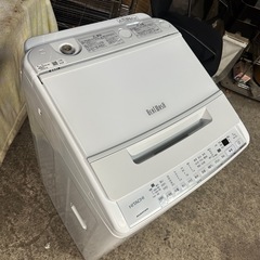 日立 全自動洗濯機 洗濯容量7kg ホワイト ビートウォッシュ BW-V70G W 本体幅53cm つけおきプラス 大流量ナイアガラ ビート洗浄の画像