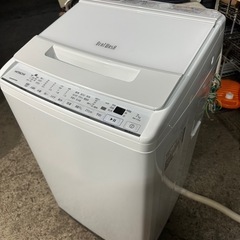 日立 全自動洗濯機 洗濯容量7kg ホワイト ビートウォッシュ ...
