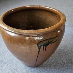漬物　かめ　陶器の画像