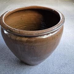 漬物　かめ　陶器の画像