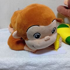 おさるのジョージ　ぬいぐるみ２個セットの画像