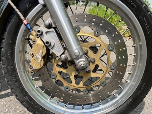 SR500 FCR41キャブヨシムラマフラーブレンボ4ポットオイルクーラー