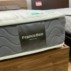 シングルベット　マットレスフランスベット　収納付きの画像