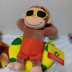 おさるのジョージ　ぬいぐるみ２個セットの画像