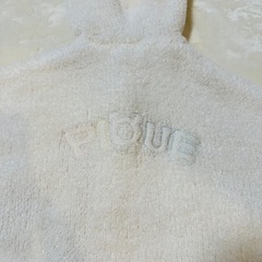 PIQUE フード付きホワイトポンチョの画像