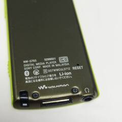 【現状品】SONY ウォークマン NW-S765 16GB/グリーンの画像