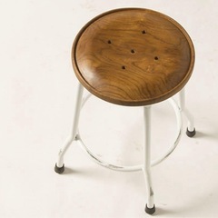 オールドメゾン スツール 2脚セット Iron Stool ブラウン 
