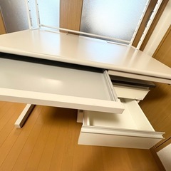 オフィス用 家用 デスク・デスク上ラック（バラ売り可能）【元値7万円】の画像