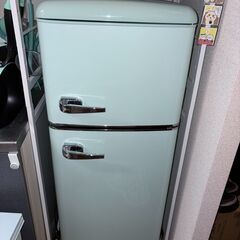 アイリスプラザ 冷蔵庫 ミントグリーン PRR-122Dの画像