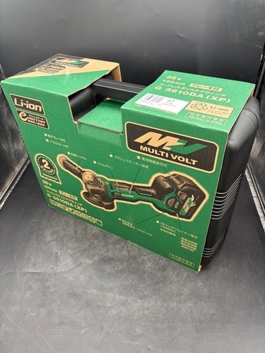 0454 新品 未開封 HiKOKI ハイコーキ 36V 100mm コードレスディスクグラインダ G3610DA(XP)