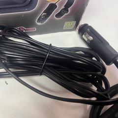 ニューレイトン エマーソン DC12V ミニ エアーコンプレッサー EM-242 シガーソケット接続タイプ アダプター4種付属 恐らく未使用 動作品 ①の画像
