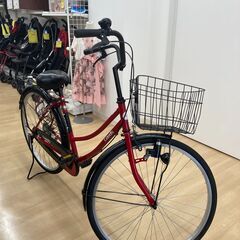 【リユースのサカイ野々市店】 ON14 自転車 赤 26インチ ※クリーニング済みの画像