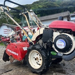 三菱　管理機 耕運機 正転逆転　畝立て 6馬力 家庭菜園 MMR66　耕うん幅約500mm デフロック　抵抗棒 宮崎 簡易始動動画ありの画像