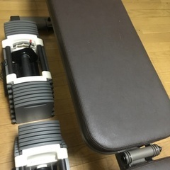 ベンチ台  可変ダンベル セット ダンベル42キロの画像