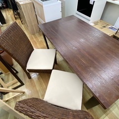ニトリ　ダイニング3点セット【リサイクルフカツ岡崎倉庫店】250714NA-29の画像