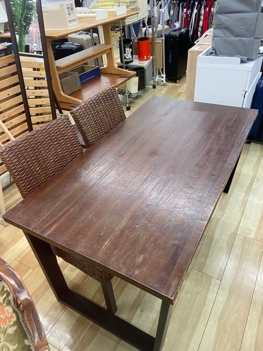 ニトリ　ダイニング3点セット【リサイクルフカツ岡崎倉庫店】250714NA-29