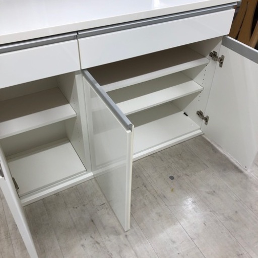 ニトリ キッチンカウンター ホワイト【トレファク堺福田店】