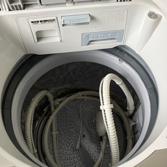 シャープ洗濯乾燥機8/4.5 ES-TX8EKS 2021年製　の画像