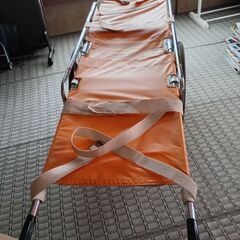レスキュー担架　折りたたみ式　現状品　運搬車の画像