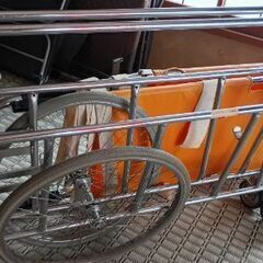 レスキュー担架　折りたたみ式　現状品　運搬車の画像