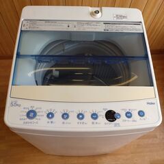 全自動洗濯機　5.5kg　Haier　2019年製　JW-C55FKの画像
