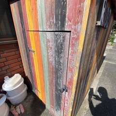 木製倉庫の画像