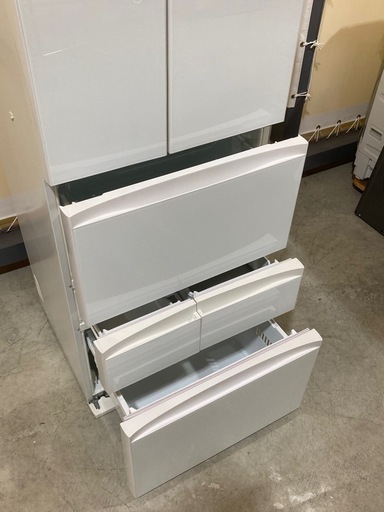 【訳あり特価品 / ファミリー向け】 簡易清掃 東芝 ６ドア冷蔵庫 大容量426L GR-K460FD 自動製氷 ルネキャット光触媒  幅65cm