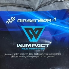 未使用　未開封　ワークマン　AIR SENSOR-1 WI100 長袖ジャンパー　W.IMPACT ダブルインパクト　チャコール　3Lサイズ　作業服　空調服　の画像