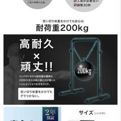 【2025.7.15購入】2025 改良 最新モデル ディップススタンド 耐荷重200kg の画像