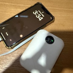 モバイルバッテリー 10,000mAh Lightningケーブル内蔵の画像