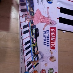 おもちゃ　ピアノ　キーボードプレイマット　シート　ミュージックの画像