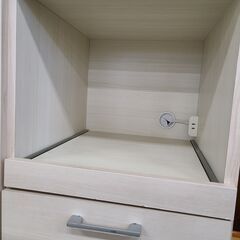 J1043【リユースのサカイ柏店】中村敬木工　レンジ台　タピオカⅡ　80R　クリーニング済の画像
