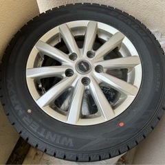 【美品】ホイル付き ダンロップ ウィンターマックス02 195/65R 15の画像