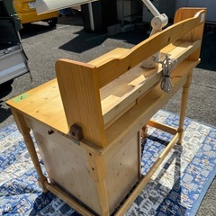 値引しました✴︎学習木製机セット(中古)美品！✴︎No.2の画像