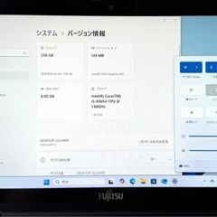 816-5 タッチパネル LIFEBOOK U939X/A メモリ8GB SSD256GB Core i5 Win11/office21付 の画像