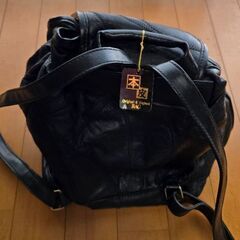本革リュックの画像