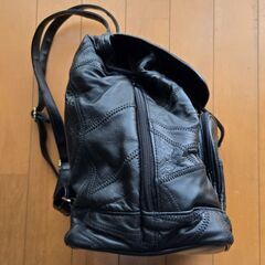 本革リュックの画像