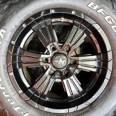 【BFGoodrich All-Terrain T/A KO2 LT275/70R17】夏タイヤ【MID NITRO POWER 17インチ 8J6HPCD139.7+20】バリ溝 ランクルプラド等 (VTO144)の画像