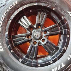 【BFGoodrich All-Terrain T/A KO2 LT275/70R17】夏タイヤ【MID NITRO POWER 17インチ 8J6HPCD139.7+20】バリ溝 ランクルプラド等 (VTO144)の画像