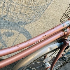※決まりました！※　見た目、傷や錆が多いですが、まだまだ乗れるので現状渡しで販売します。自動点灯するオートライト付き。防犯登録料も込みなので、譲渡証明や防犯登録しに行かないとという手間なく乗ってもらえます。の画像