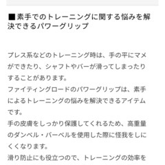 パワーグリップ・Mサイズの画像