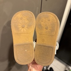 美品！キラキラサンダル、白サンダル　二点セットの画像