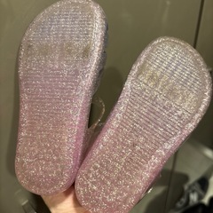 美品！キラキラサンダル、白サンダル　二点セットの画像