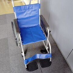 NISSIN　NEO-0 レザー 折り畳み式車椅子 『中古良品』の画像